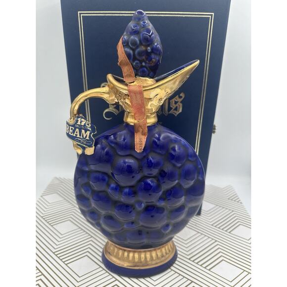 Vintage Jim Beam 175 Months Empty Decanter With Original Box - Picture 3 of 6